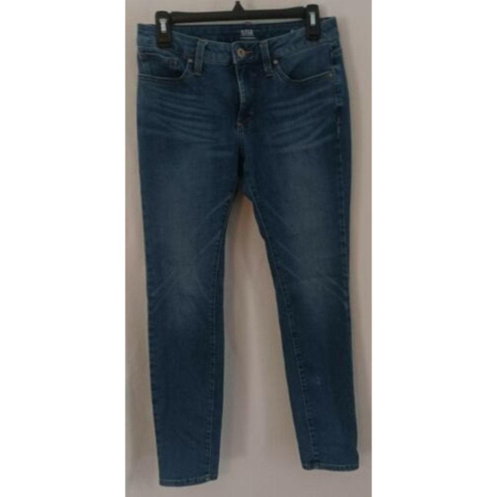 Ana A New Approach Skinny Jeans Size 6 Stretch Denim Blue Jeans Low Ankle
